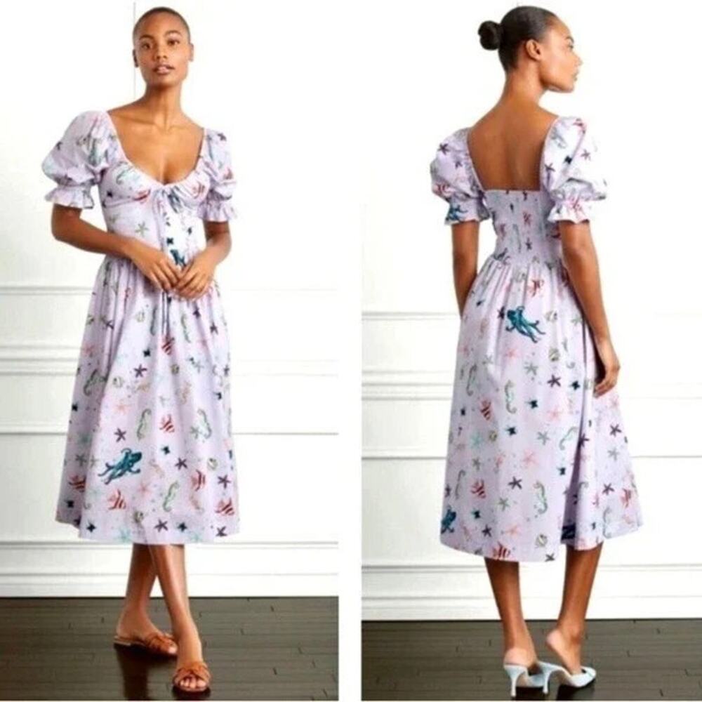 Hill House The Ophelia Dress in Sea Creatures